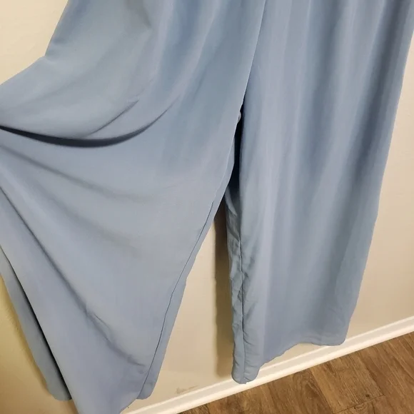 Lulu's Divine Muse Slate Blue Wide-Leg Jumpsuit - Picture 10 of 12